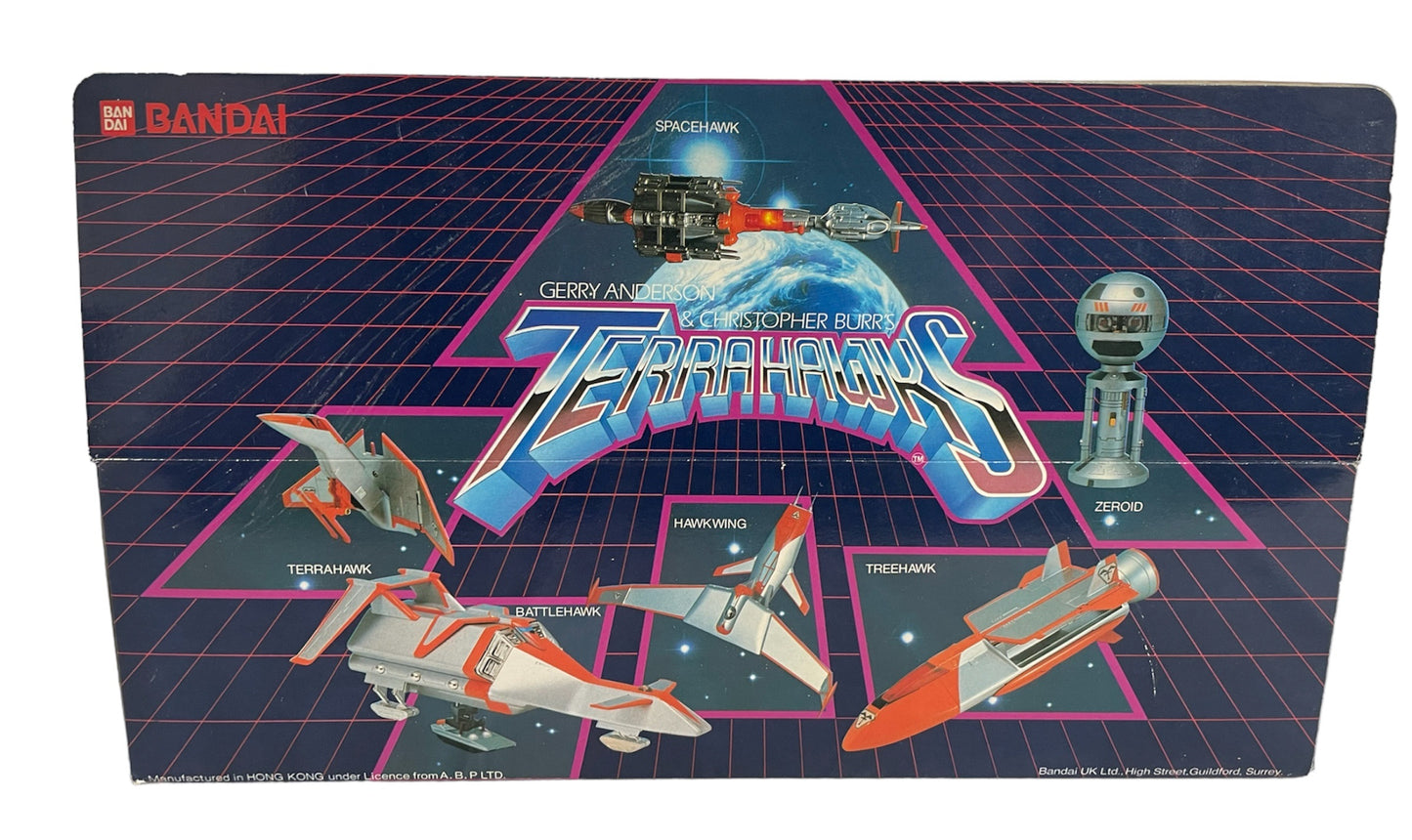 Vintage Bandais 1983 Gerry Anderson & Christopher Burrs Terrahawks Hawkwing Action Model - In The Original Box.
