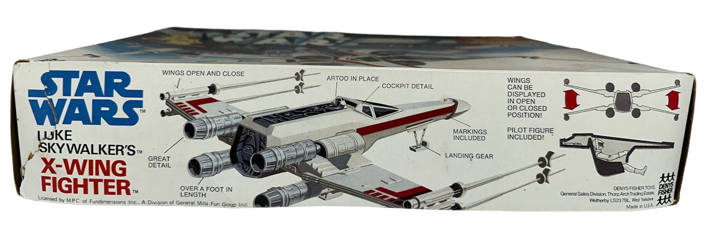 Vintage Kenner/Denys Fisher 1977 Ultra Rare Star Wars Luke Skywalkers X-Wing Fighter Scale Model Kit - Complete In The Box - Shop Stock Room Find