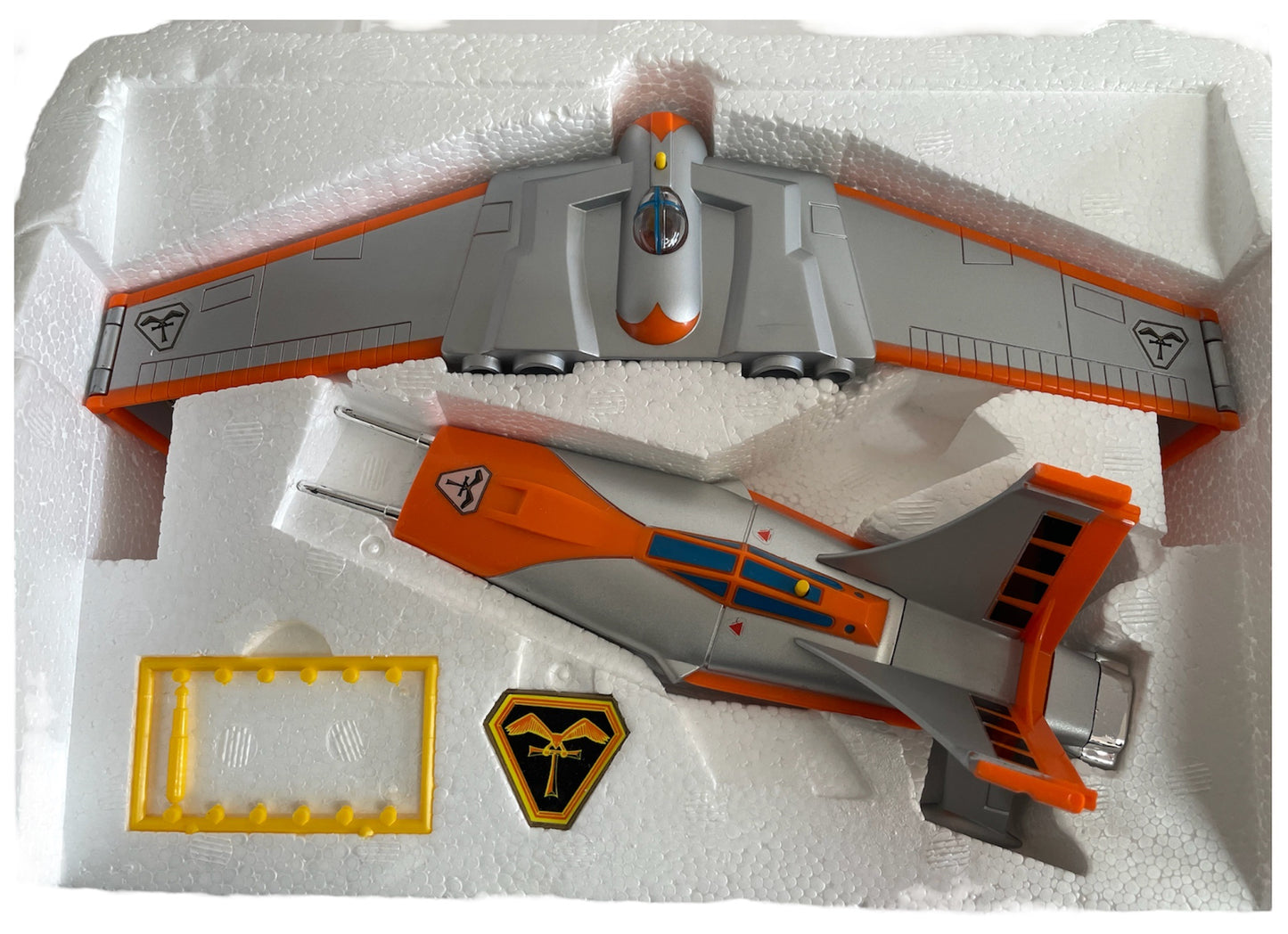 Vintage Bandais 1983 Gerry Anderson & Christopher Burrs Terrahawks Hawkwing Action Model - In The Original Box.