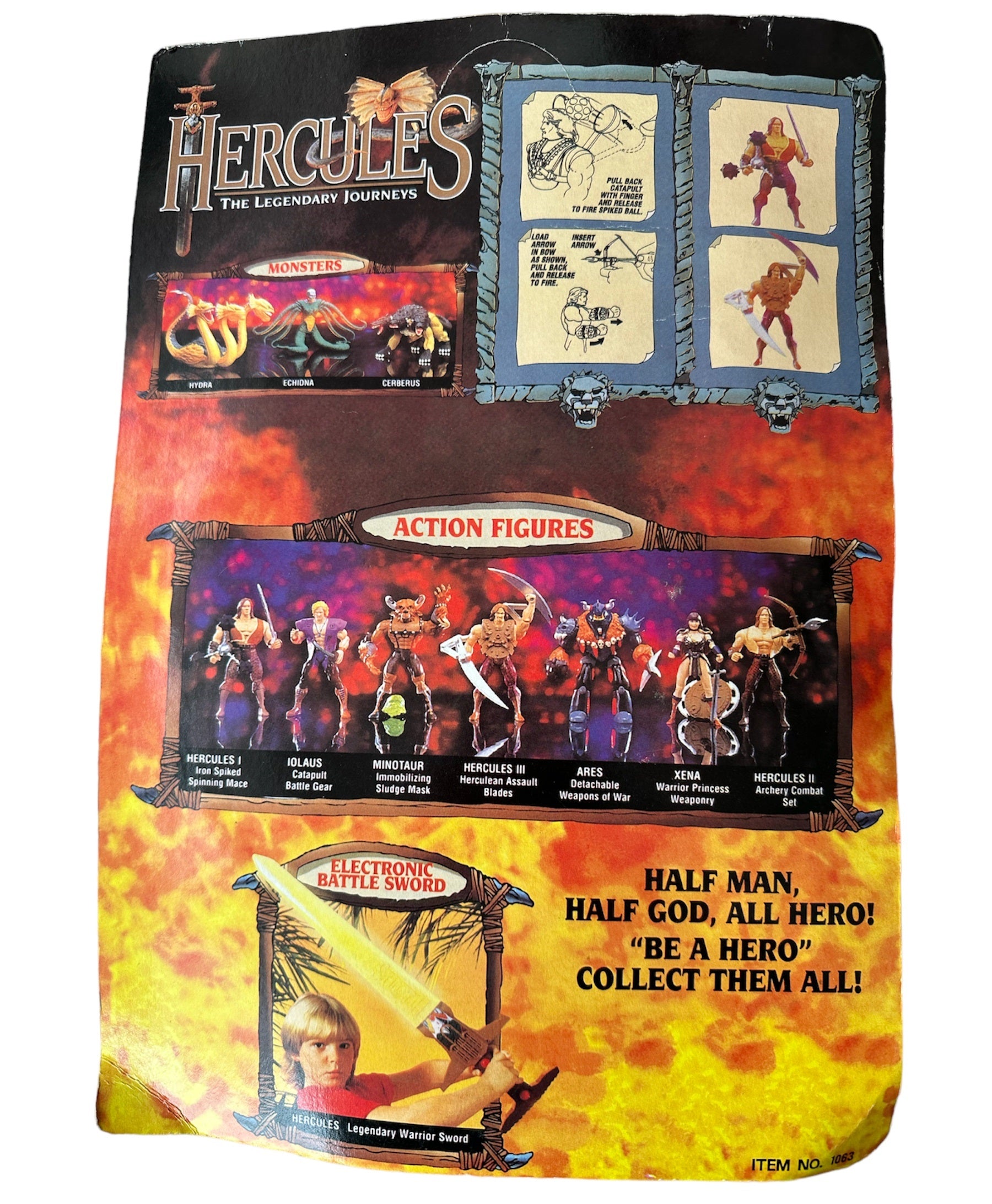 Vintage 1998 Hercules The Legendary Journeys - Xena Warior