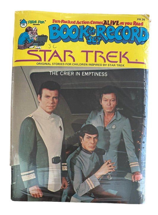 Vintage 1979 Star Trek The Crier Of Emptiness Book & 7 Inch Vinyl Record Set 7 - 45 RPM No. PR26 - Brand New Factory Sealed Shop Stock Room Find
