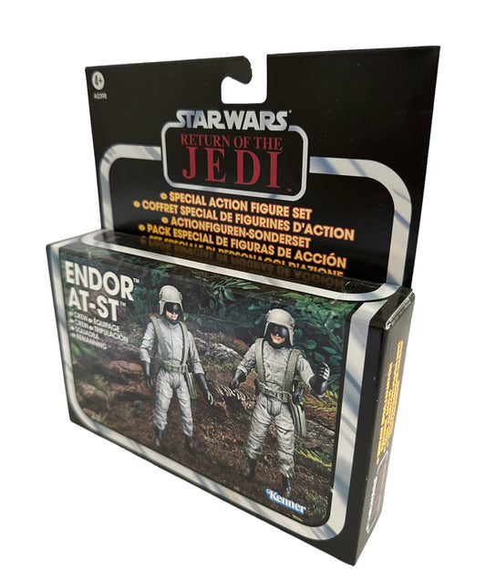 2012 Star Wars The Vintage Collection Return Of The Jedi Special Action Figure Set - Endor AT-ST Crew - Brand New Factory Sealed Shop Stock Room Find