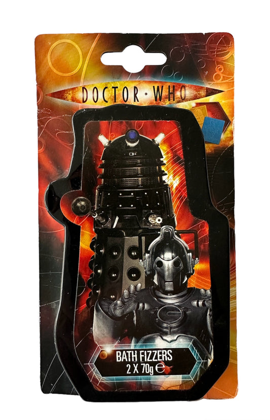 Doctor Dr Who Bath Fizzers - Daleks & Cyberman - Factory Sealed Sealed Shop Stock Room Find