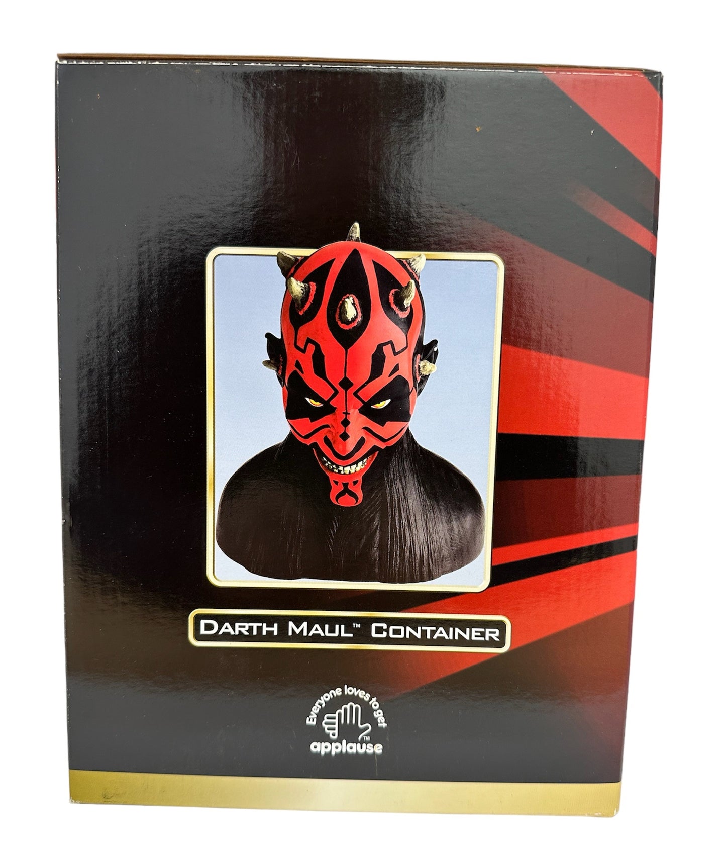 Vintage 1999 Star Wars Episode 1 Darth Maul Head And Shoulders Plastic Container - Brand New Factory Sealed Shop Stock Room Find
