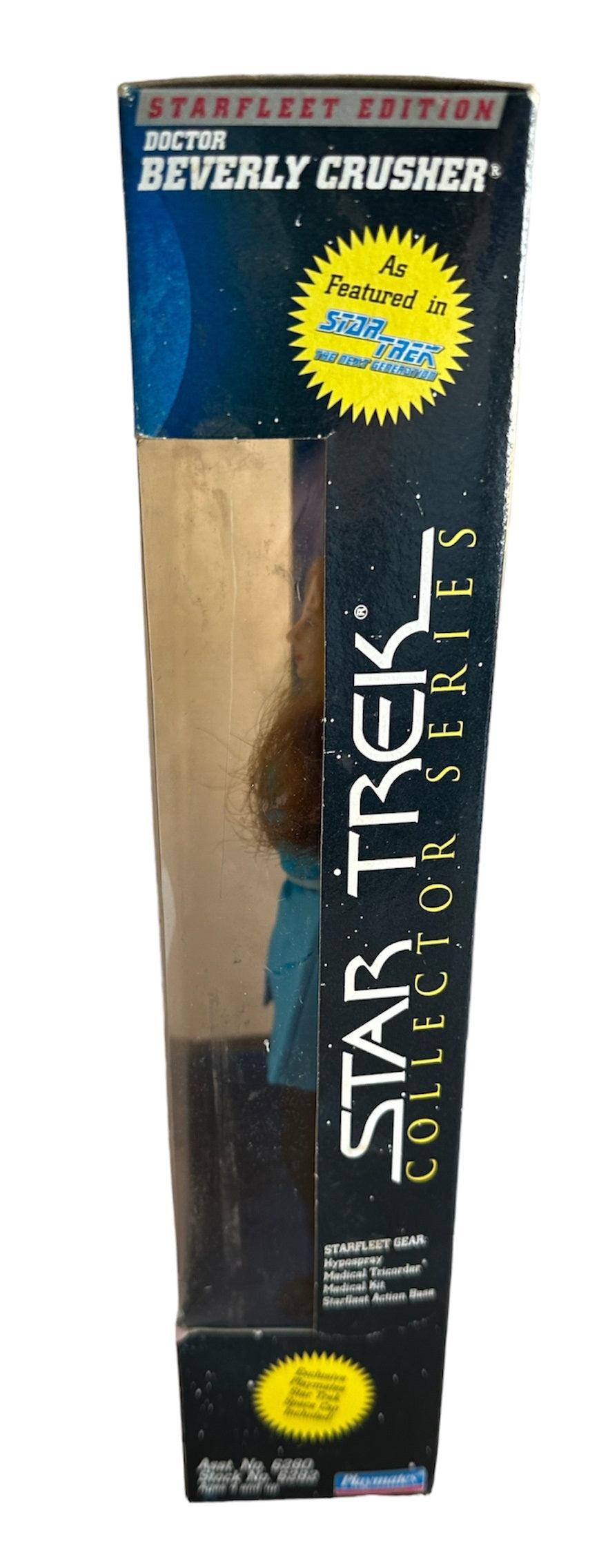 Vintage Star Trek The Next Generation Collector Series Chief Medical Officer Doctor Beverly Crusher 9 Inch Action Figure - Factory Sealed Shop Stock Room Find
