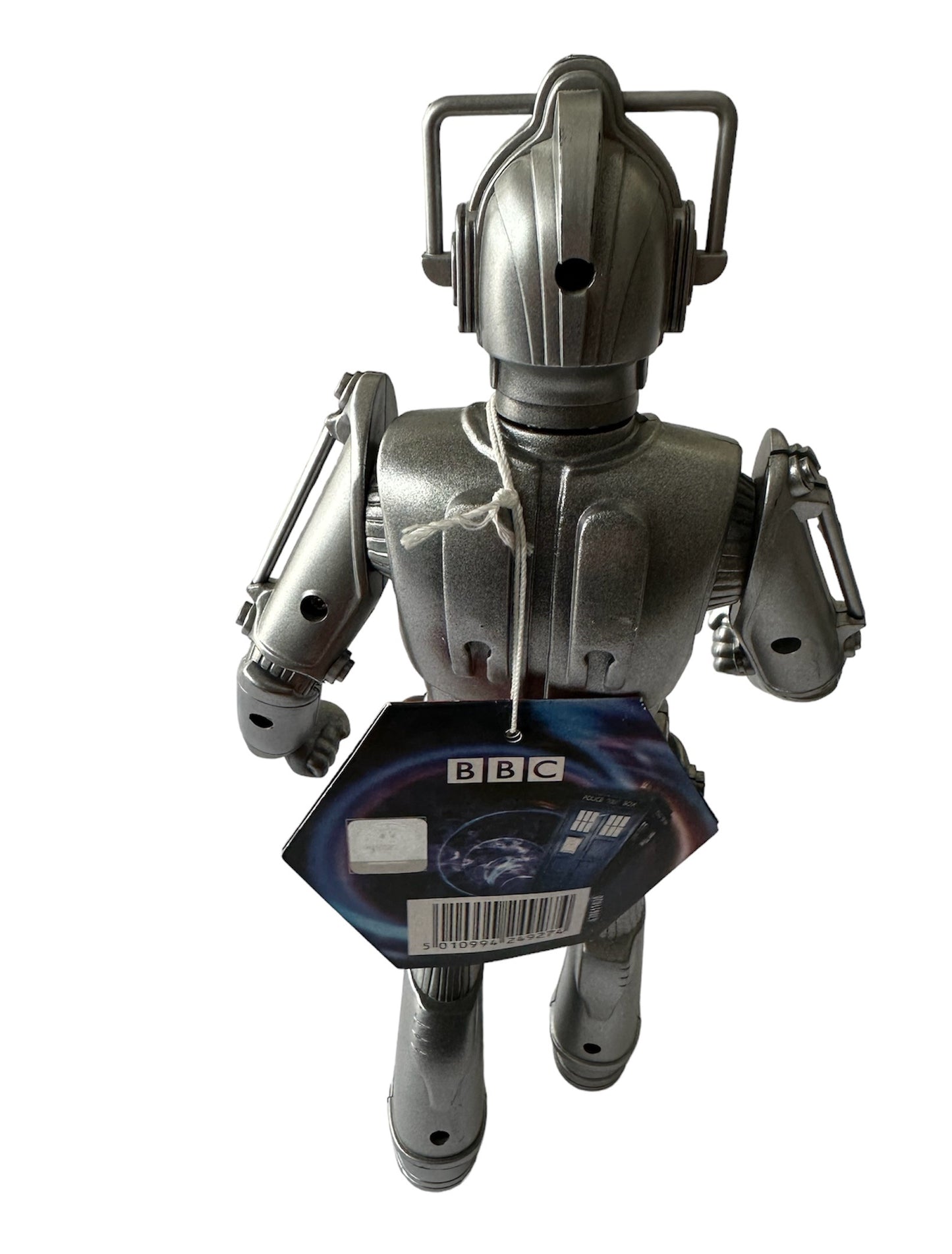 Vintage 2005 Doctor Dr Who The Cyberman 10 Inch Tall Action Figure Filled With 250ml Of Bubble Bath - Brand New Factory Sealed Shop Stock Room Find.