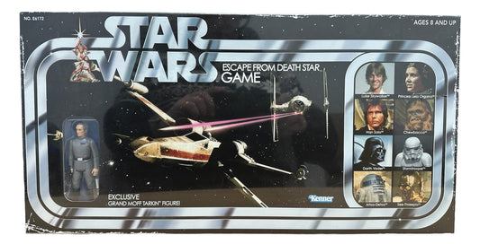 Star Wars Escape From The Death Star Board Game With Exclusive Grand Moff Tarkin Action Figure - Brand New Factory Sealed