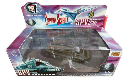 Vintage Product Enterprise 2005 Gerry Andersons Collectors Edition Captain Scarlet  SPV  Die Cast Replica Model Vehicle - Autographed By Gerry Anderson With COA