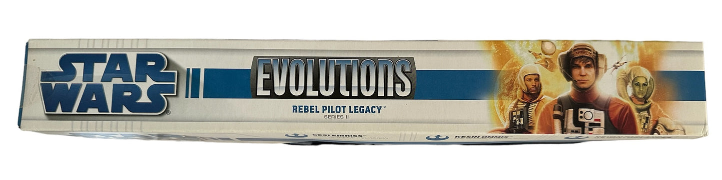Vintage Star Wars 2008 The Legacy Collection - Evolutions - The Imperial Pilot Legacy Action Figure 3 Pack - Brand New Factory Sealed Shop Stock Room Find.