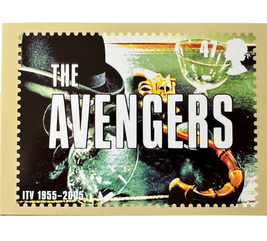 Vintage 2005 Classic ITV The Avengers Limited Edition 50th Anniversary Post Card - Brand New Shop Stock Room Find