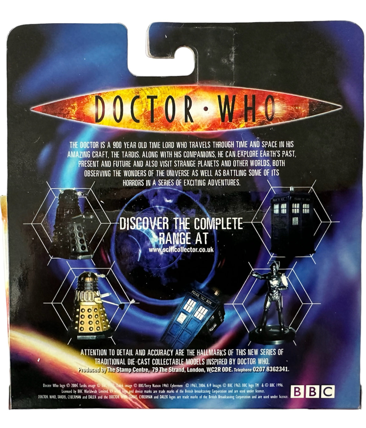 Vintage 2007 Doctor Dr Who Daleks Sec & T.A.R.D.I.S Mini Diecasts Twin ...