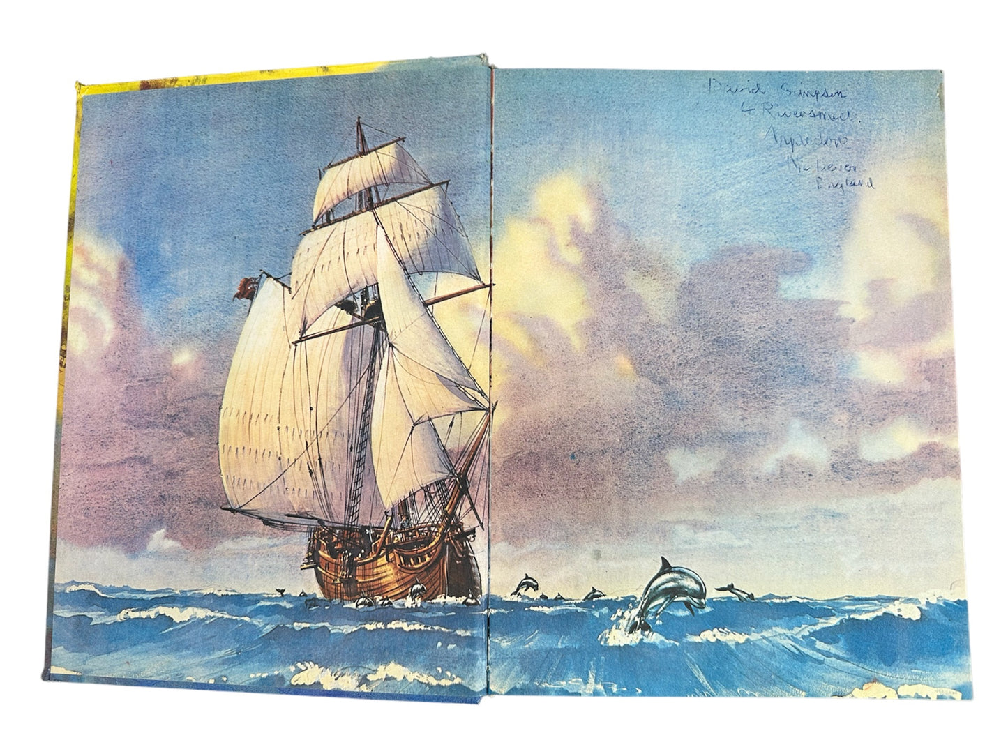 Vintage 1975 Purnell Colour Classics - Treasure Island By Robert Louis Stevenson - Large Illustrated Hardback Book