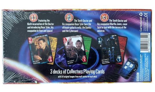 Vintage Dr Who 2007 Exclusive Numbered Limited Edition Collectors Playing Cards With 3 Unique Bonus Cards - Factory Sealed Shop Stock Room Find.