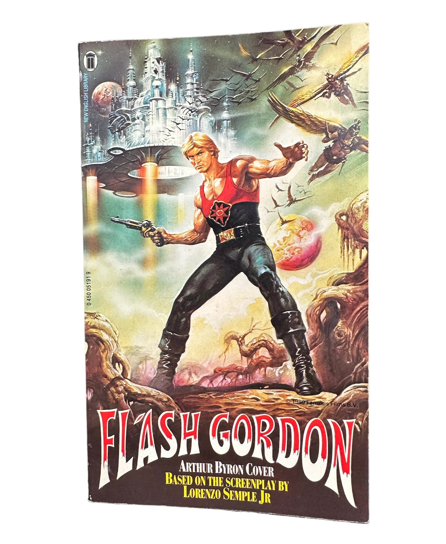 Vintage 1980 Flash Gordan The Paperback Novel Of The Blockbuster Movie - Shop Stock Room Find