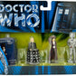 Vintage Corgi 2004 Dr Who - The 4th Doctor In The Tardis, Davros, Cybermen & The 4th Dr Four Piece Collectors Diecast Figures Box Set - Brand New Shop Stock Room Find