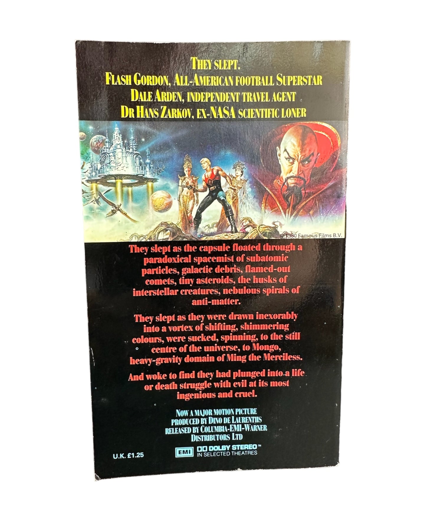 Vintage 1980 Flash Gordan The Paperback Novel Of The Blockbuster Movie - Shop Stock Room Find