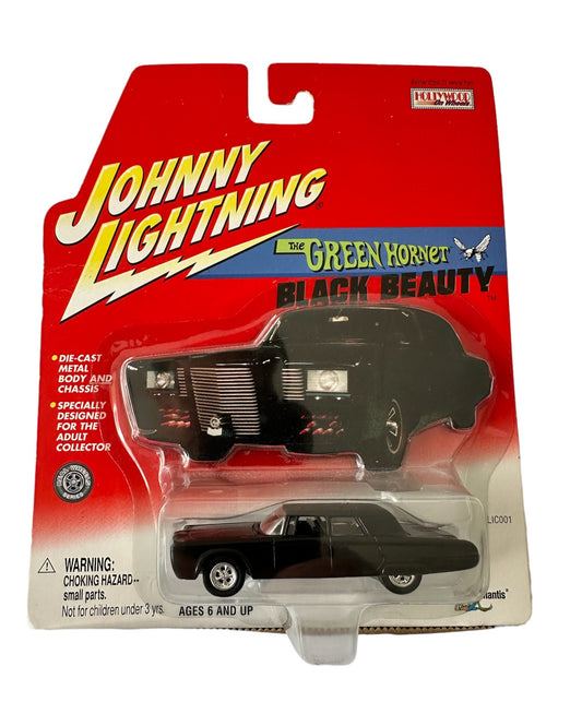 Vintage Johnny Lightning 2001 Hollywood On Wheels Collection - Limited Edition The Green Hornets Vette The Black Beauty Die Cast Model Vehicle - Brand New Factory Sealed Shop Stock Room Find.