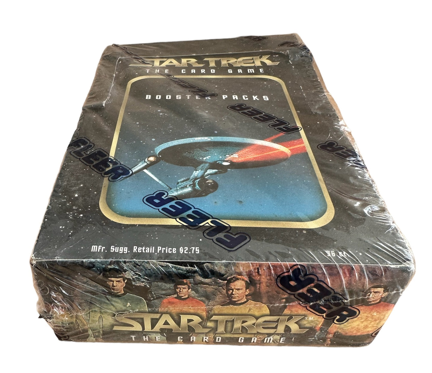 Vintage Skybox/Fleer 1996 Star Trek The Original Series - The Card Game Booster Packs - Sealed Box With 36 Packs - Brand New Factory Sealed Shop Stock Room Find