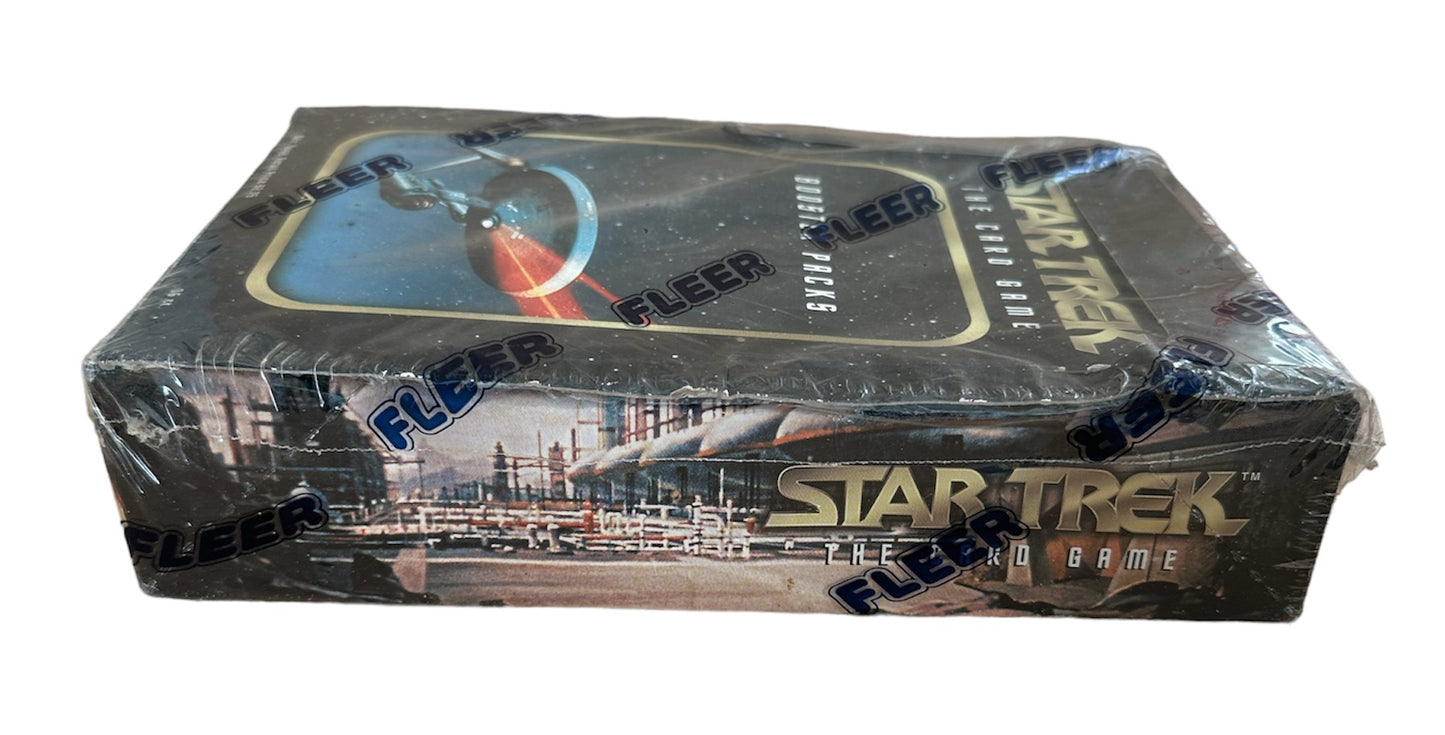 Vintage Skybox/Fleer 1996 Star Trek The Original Series - The Card Game Booster Packs - Sealed Box With 36 Packs - Brand New Factory Sealed Shop Stock Room Find
