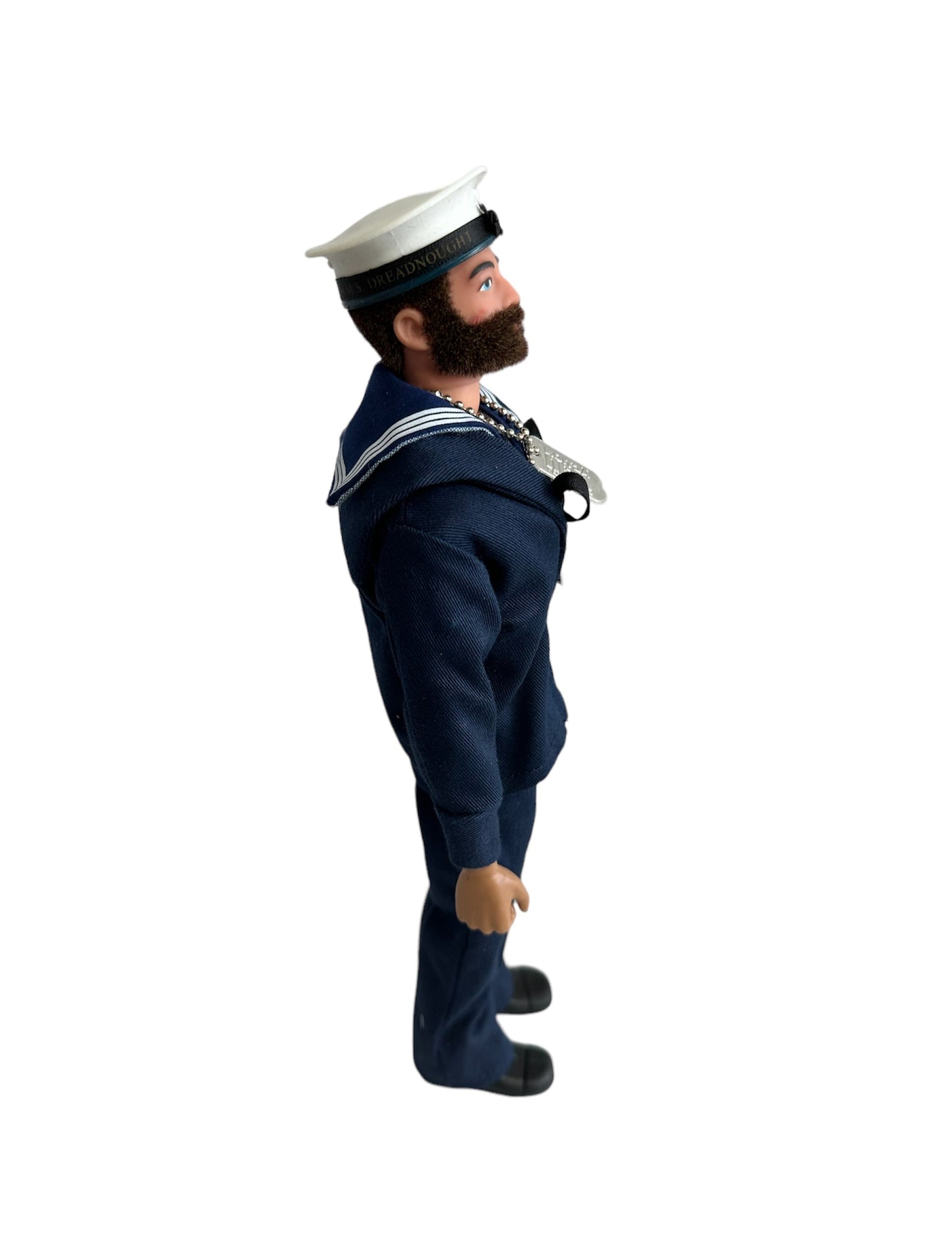 Vintage 2006 Action Man 40th Anniversary - Sailor With Gripping Hands -12 Inch Action Figure With Realistic Brown Hair And Beard - In The Original Box - Shop Stock Room Find