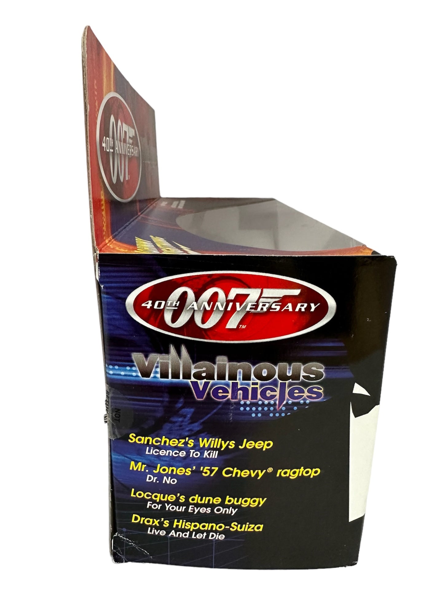 Vintage 2002 Johnny Lightning James Bond 40th Anniversary Ravishing Ragtops 1:64 Scale Die-Cast Models Four Pack Set - Brand New Shop Stock Room Find