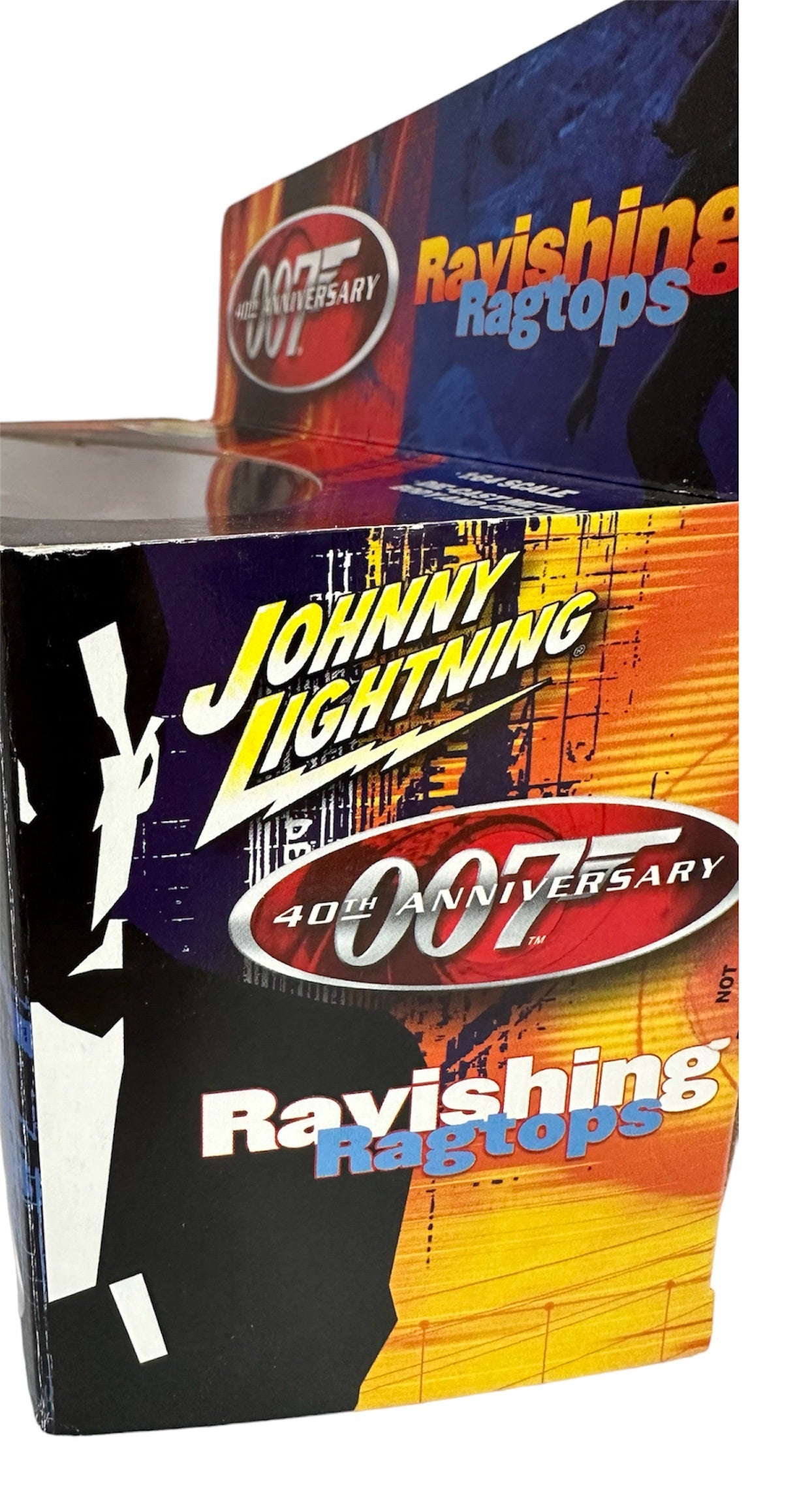 Vintage 2002 Johnny Lightning James Bond 40th Anniversary Ravishing Ragtops 1:64 Scale Die-Cast Models Four Pack Set - Brand New Shop Stock Room Find