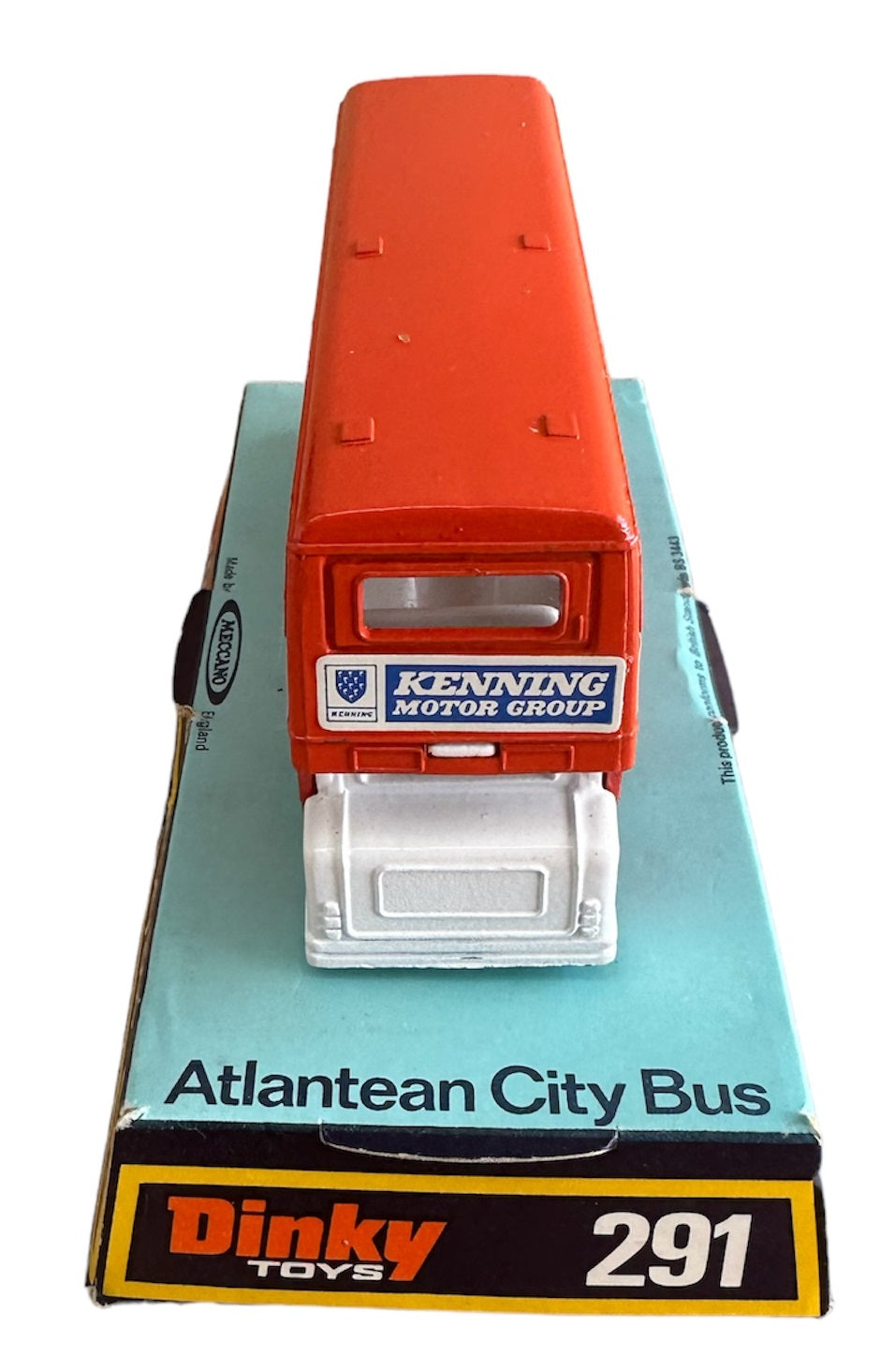 Vintage 1974 Dinky Die Cast Toys No. 291 Atlantean City Double Decker Bus 1/43 Scale Replica Vehicle In The Original Packaging - Shop Stock Room Find