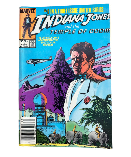 Vintage Marvel 1984 Indiana Jones And The Temple Of Doom Comic Film Part 1 In A Three Issue Limited Series