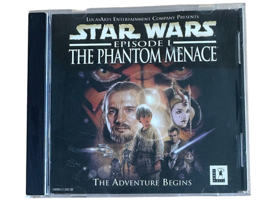 Vintage Lucasarts 1999 Star Wars Episode 1 The Phantom Menace - The Adventure Begins PC Game - Windows 95/98 - Former Shop Stock