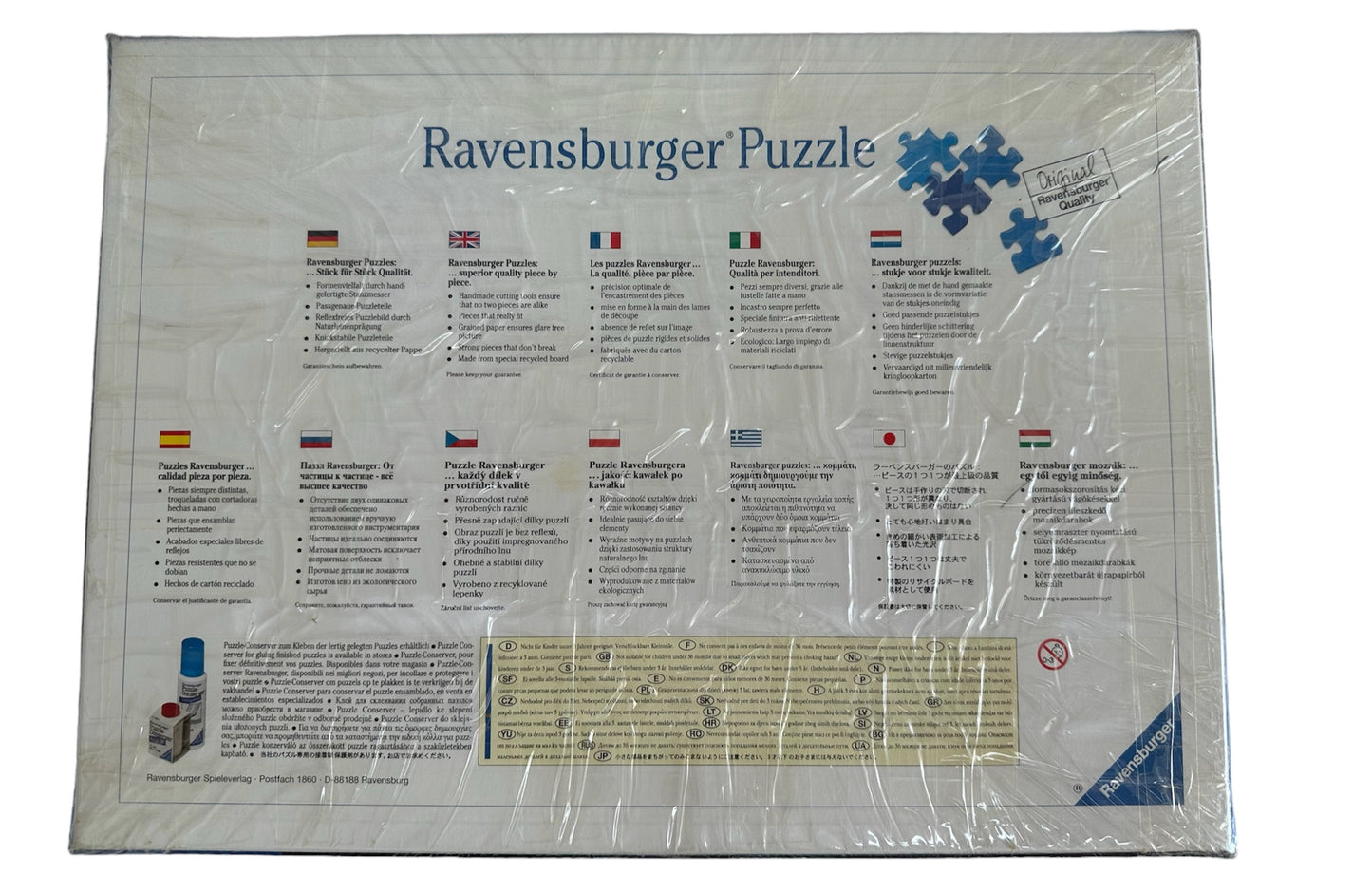 Vintage Star Trek Universe - Federation Ships 1000 Piece Jigsaw Puzzle By Ravensburger  - Brand New Factory Sealed Shop Stock Room Find