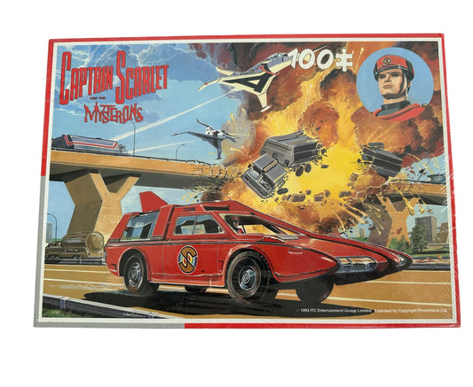 Vintage 1993 Gerry Andersons  Captain Scarlet & The Mysterons - 100 Large Piece Jigsaw Puzzle. Number 1 in the set - Brand New Factory Sealed Shop Stock Room Find