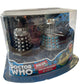 Vintage 2012 Dr Who Daleks Collector Set # 2 - Daleks Invasion Of Earth - 4 Inch Twin Pack  Action Figure Set - Brand New Shop Stock Room Find