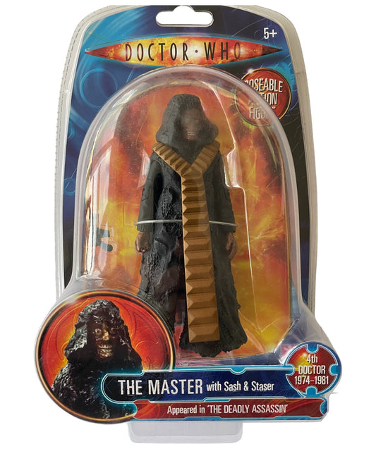 Vintage 1996 Doctor Dr Who Classic Series - The Master Action Figure With Sash & Staser - The Deadly Assassin - Brand New Factory Sealed Shop Stock Room Find