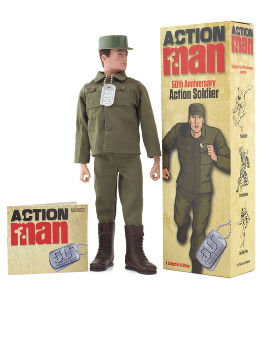 Vintage 2016 Action Man 50th Anniversary Collectors Edition - Action Soldier 12 Inch Action Figure - Brand New Shop Stock Room Find