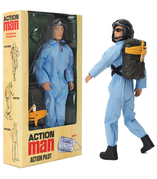 2018 Action Man 50th Anniversary Edition - Deluxe Action Pilot 12 Inch Action Figure - Brand New Shop Stock Room Find