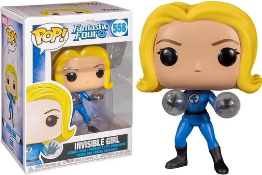 POP! 2019 Marvels The Fantastic Four Pop Vinyl Figure - The Invisible Girl Sue Storm Bobble-Head No. 558 - Brand New Shop Stock Room Find