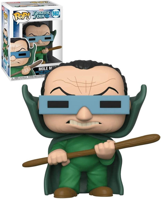 POP! 2019 Marvels The Fantastic Four Pop Vinyl Figure - Mole Man Bobble-Head No. 562 - Brand New Shop Stock Room Find