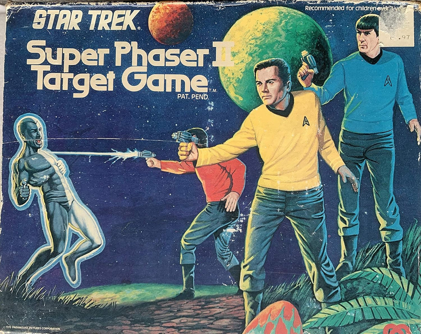 Vintage Mego Corporation 1976 Star Trek The Original Series Super Phaser II Target Game - Fantastic Condition Fully Working In The Original Box