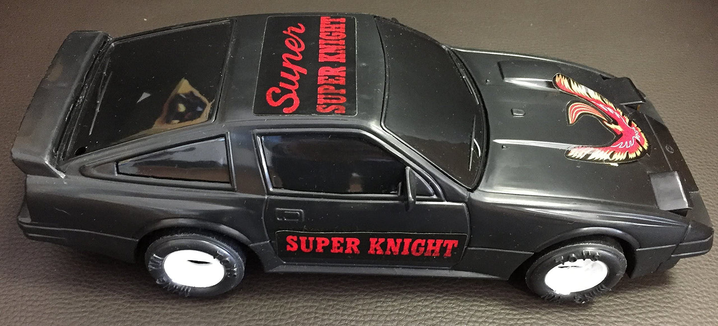 Vintage 1982 Min Yin Super Knight Rider Bootleg Battery Operated 1/16 Scale Model Car Nissan 300ZX Complete And Boxed