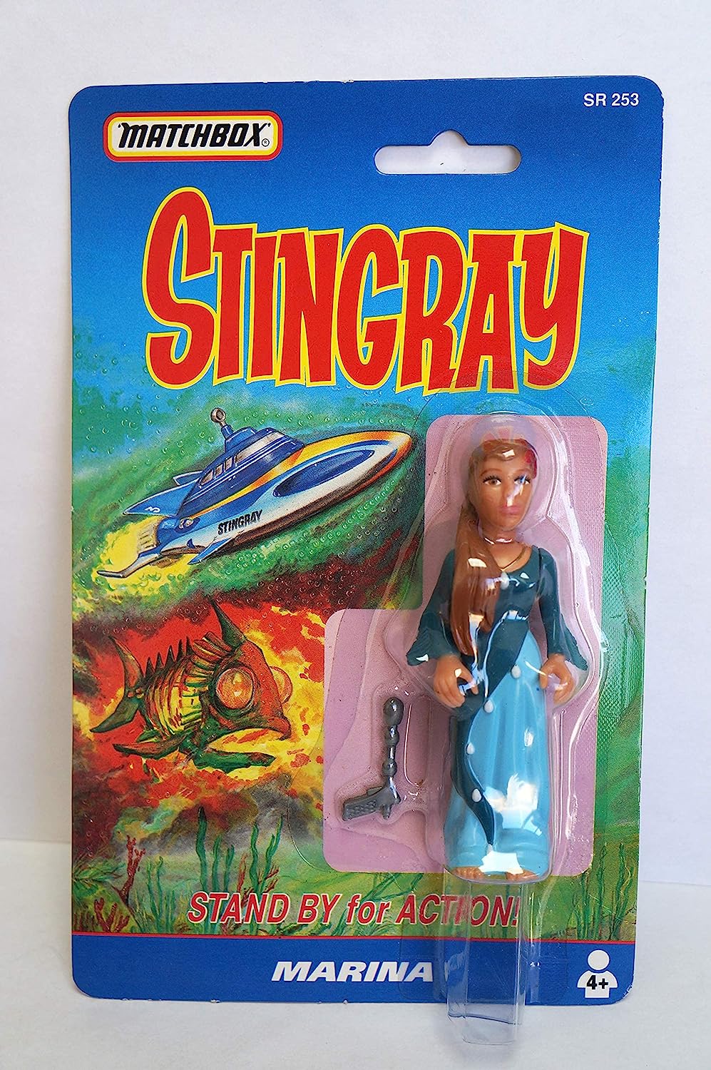 Vintage 1992 Gerry Andersons Stingray Marina Action Figure - Brand New Factory Sealed Shop Stock Room Find