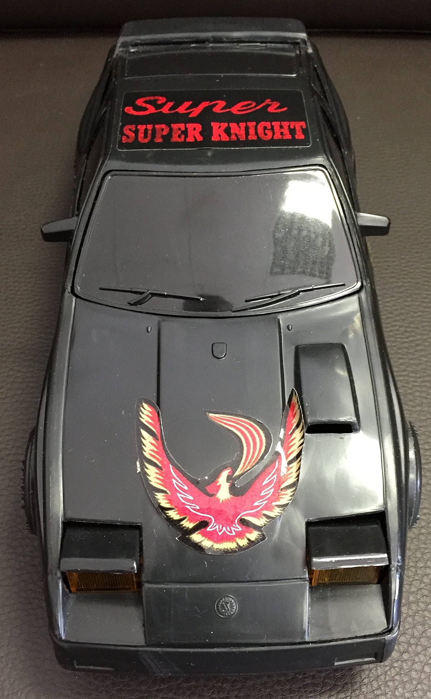 Vintage 1982 Min Yin Super Knight Rider Bootleg Battery Operated 1/16 Scale Model Car Nissan 300ZX Complete And Boxed