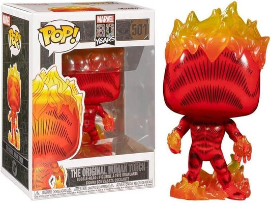 POP! 2019 Marvels 80 Years First Appearance Funko Pop Vinyl Figure - The Original Human Torch Bobble-Head No. 501 - Brand New Shop Stock Room Find