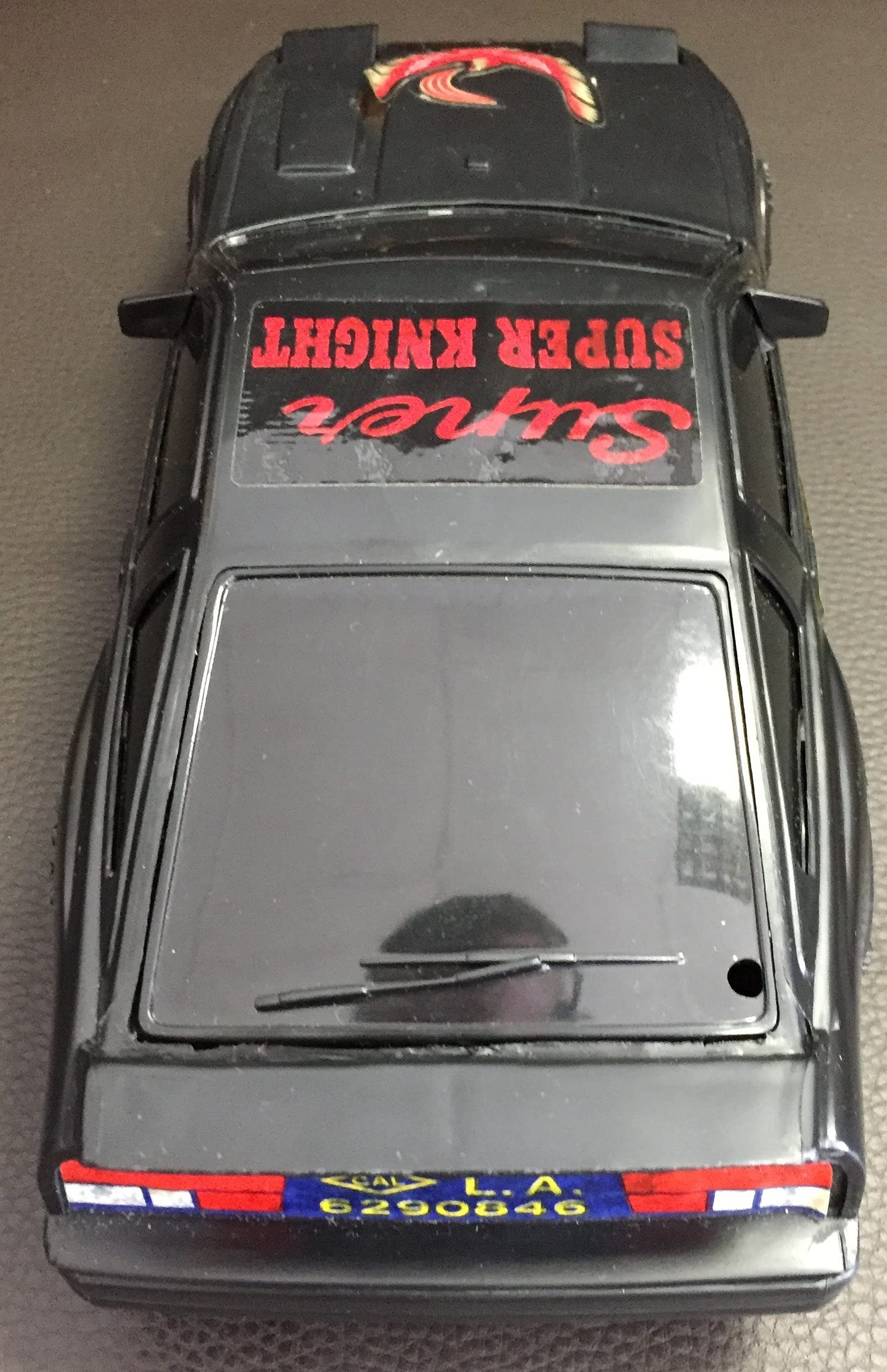 Vintage 1982 Min Yin Super Knight Rider Bootleg Battery Operated 1/16 Scale Model Car Nissan 300ZX Complete And Boxed