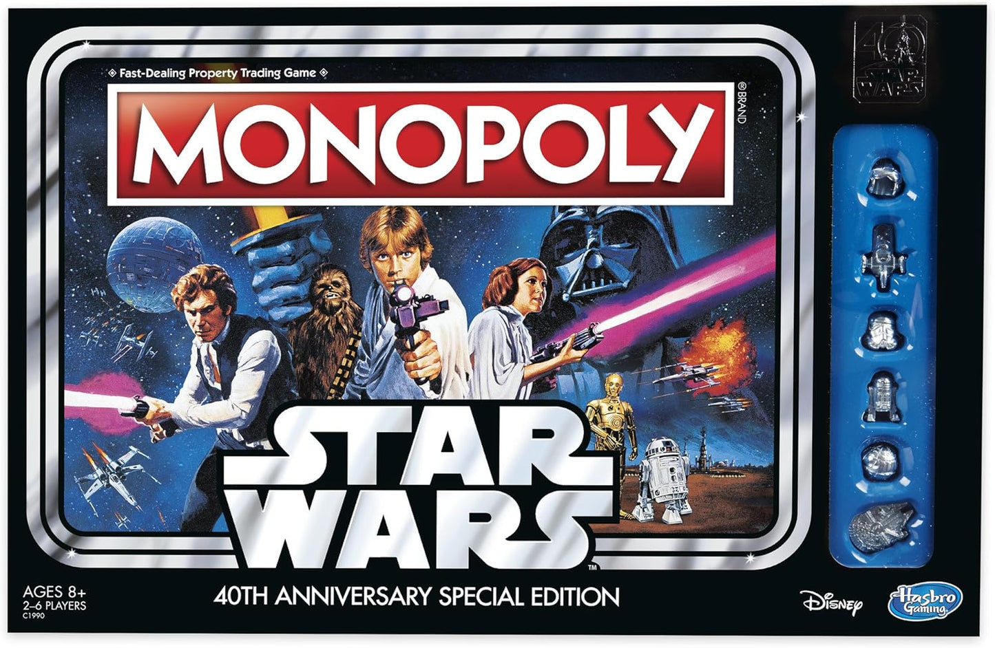 Star Wars Monopoly 2017 40th Anniversary Limited Special Collectors Edition Property Real Estate Trading Board Game - Former Shop Counter Display Item