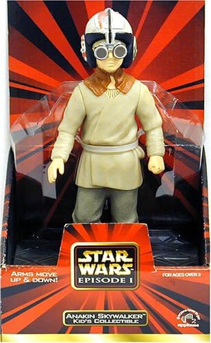 Vintage Applauses Star Wars Episode 1 The Phantom Menace Young Anakin Skywalker Kids Collectable 7 Inch Figure - Brand New Factory Sealed Shop Stock Room Find.