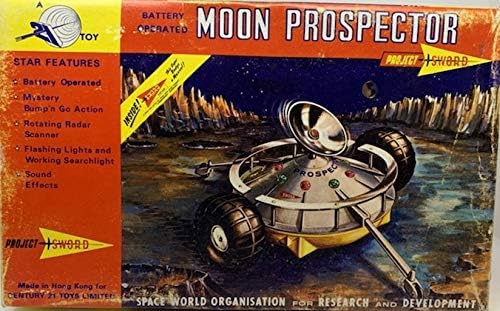 Vintage Gerry Andersons Ultra Rare Vintage 1967 Project Sword Battery Operated Moon Prospector By Century 21 Toys Limited Complete In The Original Box - Shop Stock Room Find