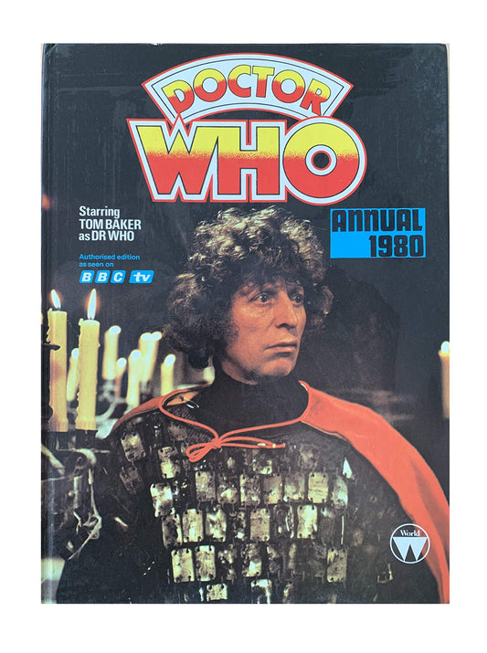 Vintage The Dr Who Annual 1980 Starring Tom Baker As The Doctor - Unsold Former Shop Stock