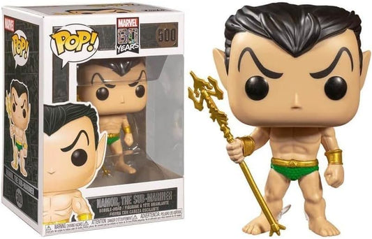 POP! 2019 Marvels 80 Years First Appearance Funko Pop Vinyl Figure - Namor, The Sub-Mariner Bobble-Head No. 500 - Brand New Shop Stock Room Find