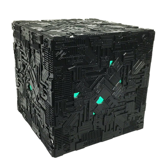 2017 Star Trek The Offical Star Ship Collection Oversized Light Up Borg Cube - Special XL Version - By Eaglemoss Shop Sock Room Find