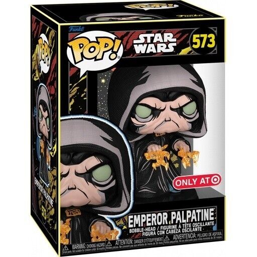 Funko 2022 - Star Wars - Emperor Palpatine Pop Vinyl Bobble Head Figure No. 573 - Target Exclusive - Brand New Factory Sealed6 - Brand New Shop Stock Room Find